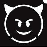 Stencil - Emoji Devil